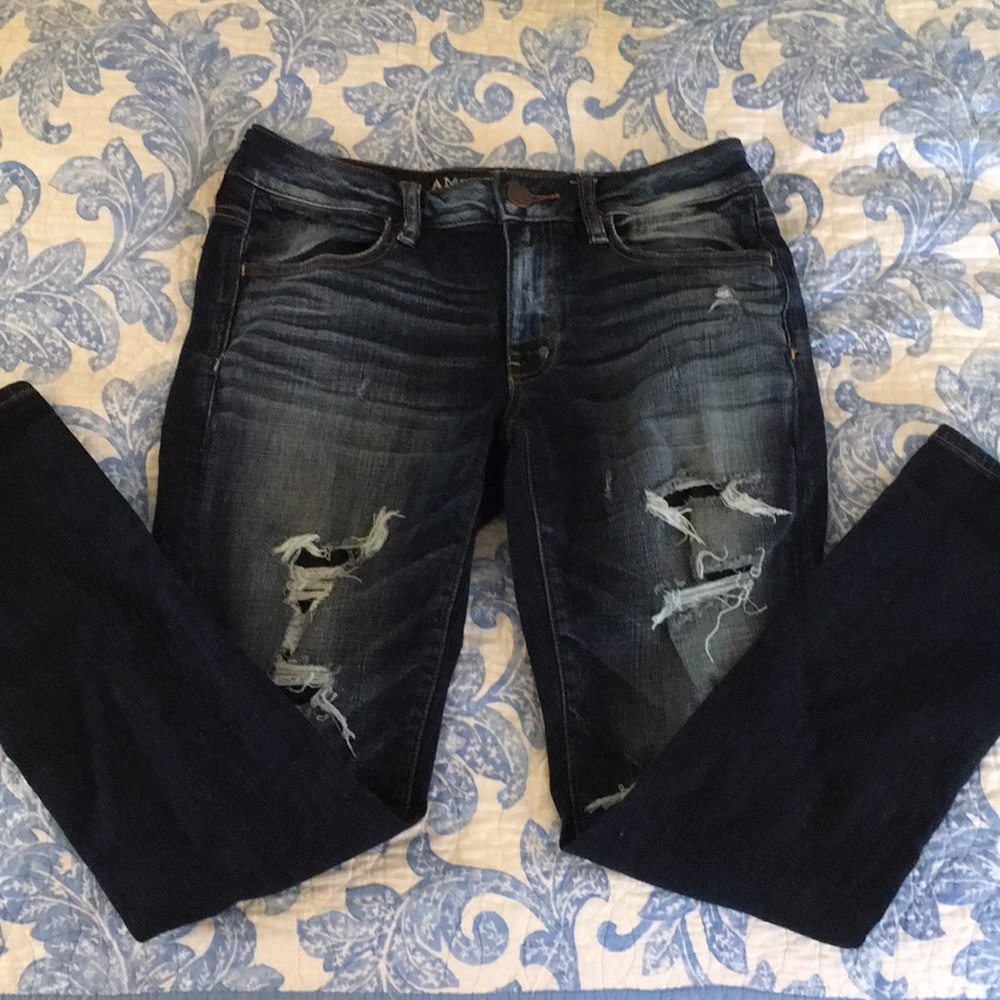 American Eagle Dark Wash Jeggings